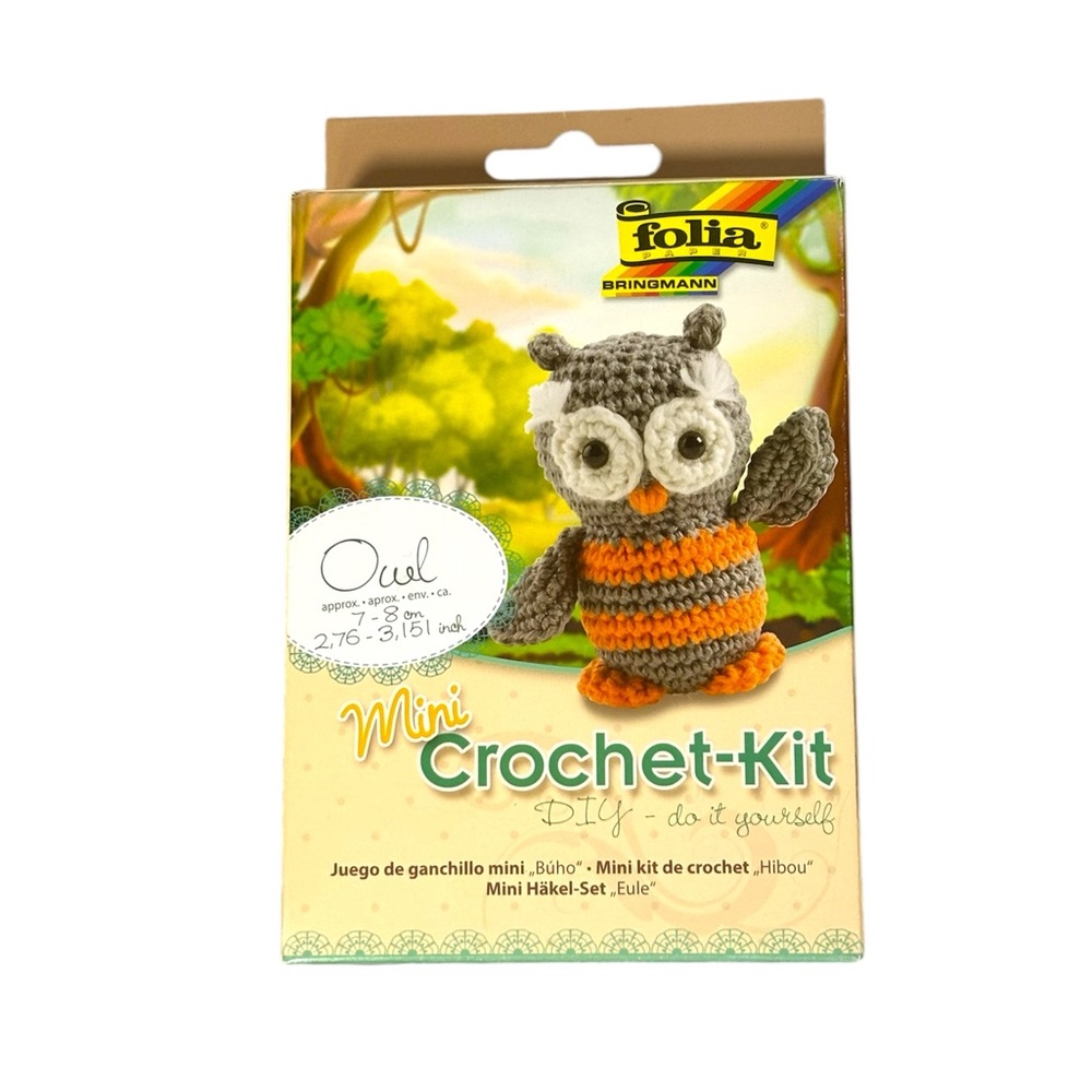 NEW Folia Mini Crochet Set - Owl